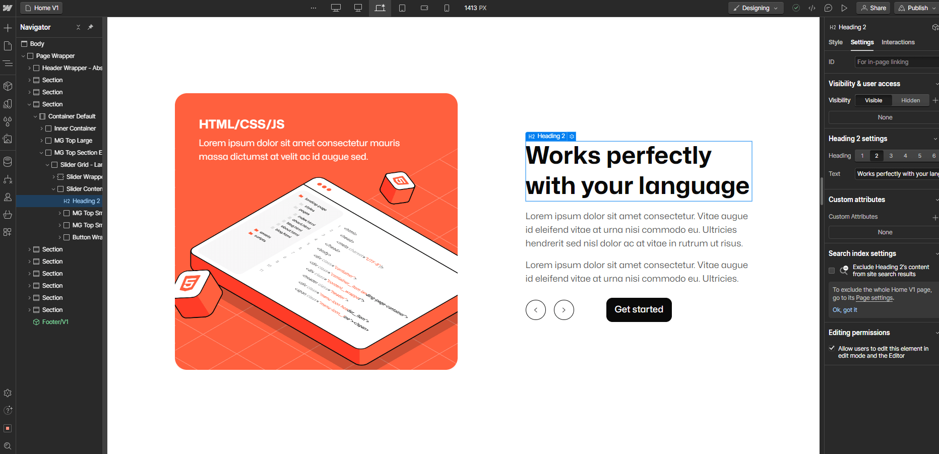 Static Content - Editortech X Webflow Template